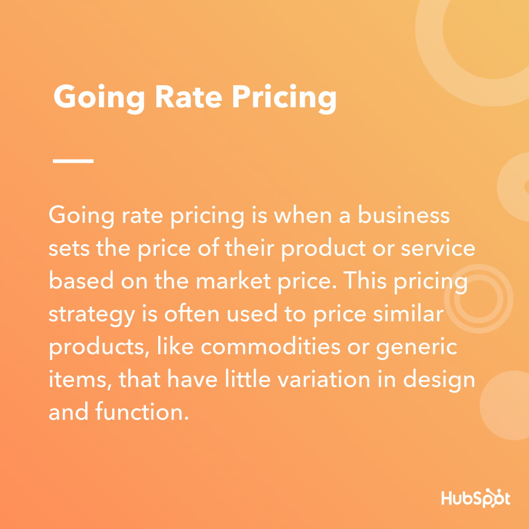 The Definition of Going Rate Pricing in Under 200 Words